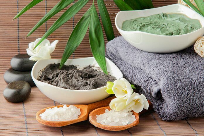 Clay and salt - folk remedies for back pain